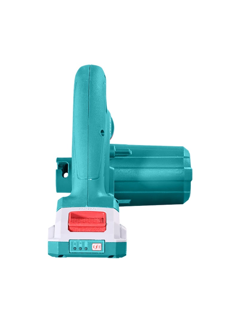 توتال منفاخ لاسلكي من توتال بجهد ٢٠ فولت مع بطارية ٢٫٠ أمبير-ساعة وشاحن، بسرعة دوران بدون حمل تصل إلى ١٨٠٠٠ دورة في الدقيقة، وبأقصى حجم هواء ٢٫٧ متر مكعب في الدقيقة - Image 5